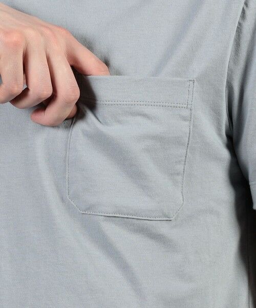 TOMORROWLAND / トゥモローランド Tシャツ | コットンリネン ポケットTシャツ MCBJ3750 | 詳細8