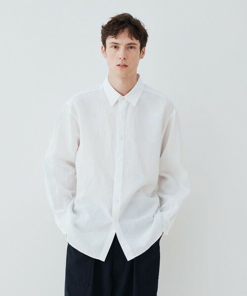 TOMORROWLAND / トゥモローランド シャツ・ブラウス | リネン レギュラーカラーシャツ | 詳細2