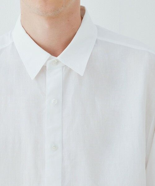 TOMORROWLAND / トゥモローランド シャツ・ブラウス | リネン レギュラーカラーシャツ | 詳細5