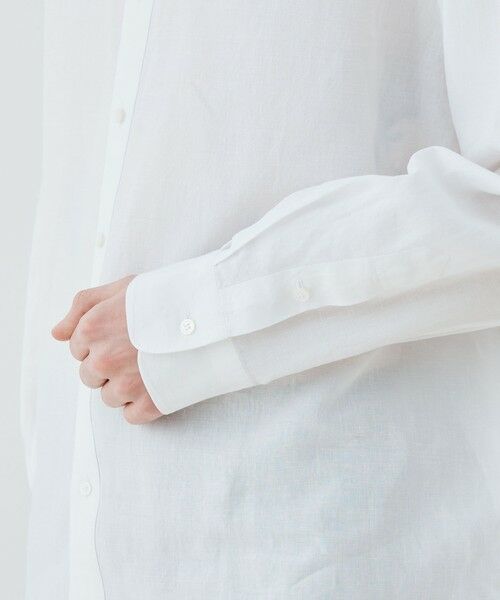 TOMORROWLAND / トゥモローランド シャツ・ブラウス | リネン レギュラーカラーシャツ | 詳細6