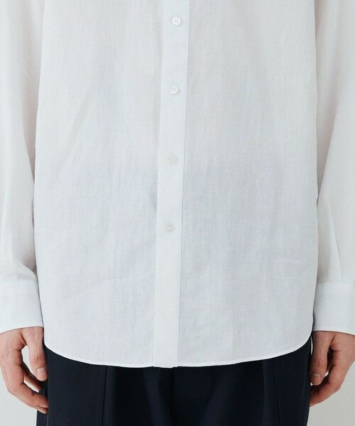 TOMORROWLAND / トゥモローランド シャツ・ブラウス | リネン レギュラーカラーシャツ | 詳細7