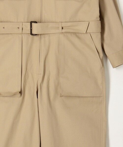 TOMORROWLAND / トゥモローランド サロペット・オールインワン | ドライコットンギャバジン ジャンプスーツ | 詳細9