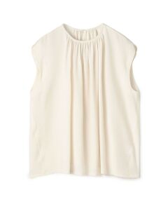 TOMORROWLAND / トゥモローランド シャツ・ブラウス | ジャージーライクジョーゼット ギャザーネックブラウス