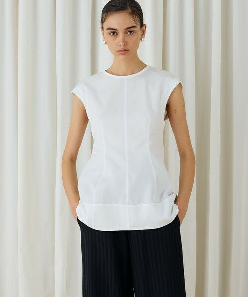 TOMORROWLAND / トゥモローランド シャツ・ブラウス | コットンタイプライター シェイプブラウス | 詳細3