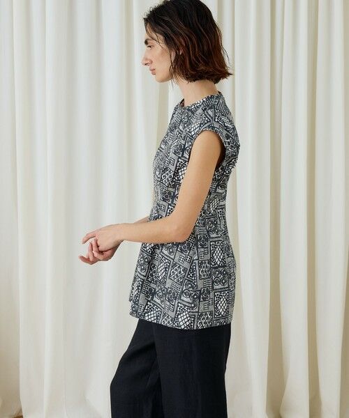 TOMORROWLAND / トゥモローランド シャツ・ブラウス | パッチワークレースプリント シェイプブラウス | 詳細3