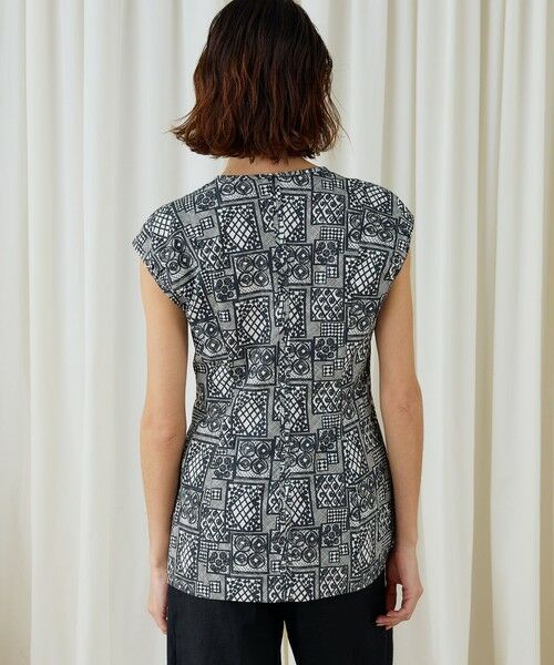 TOMORROWLAND / トゥモローランド シャツ・ブラウス | パッチワークレースプリント シェイプブラウス | 詳細4