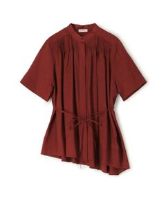 TOMORROWLAND / トゥモローランド シャツ・ブラウス | レーヨンシルククロス アシンメトリーヘムブラウス