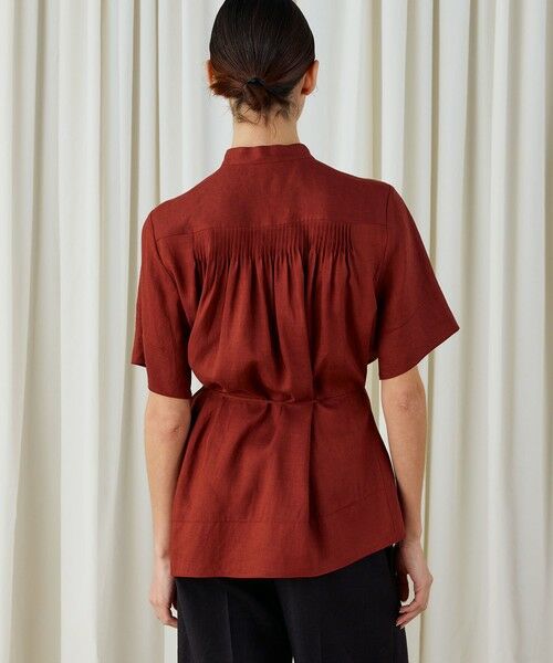 TOMORROWLAND / トゥモローランド シャツ・ブラウス | レーヨンシルククロス アシンメトリーヘムブラウス | 詳細4