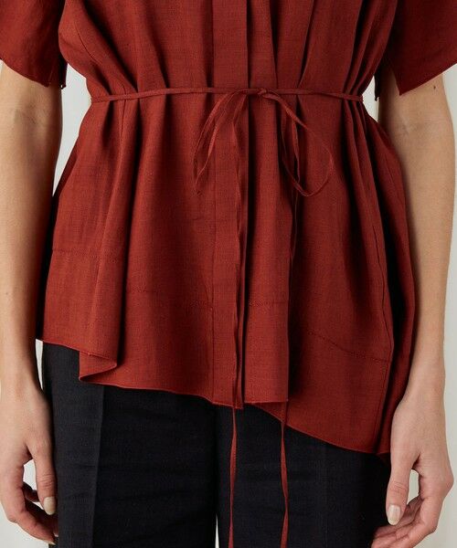 TOMORROWLAND / トゥモローランド シャツ・ブラウス | レーヨンシルククロス アシンメトリーヘムブラウス | 詳細7