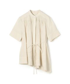 TOMORROWLAND / トゥモローランド シャツ・ブラウス | スパークリネン アシンメトリーヘムブラウス