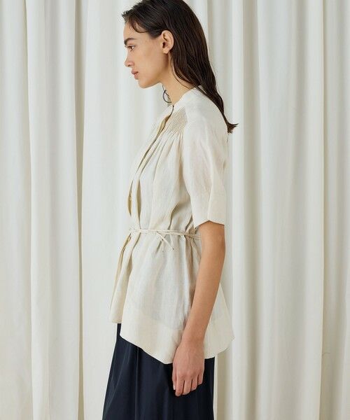 TOMORROWLAND / トゥモローランド シャツ・ブラウス | スパークリネン アシンメトリーヘムブラウス | 詳細3