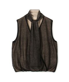 TOMORROWLAND / トゥモローランド ニット・セーター | ダブルレイヤードボウタイニット