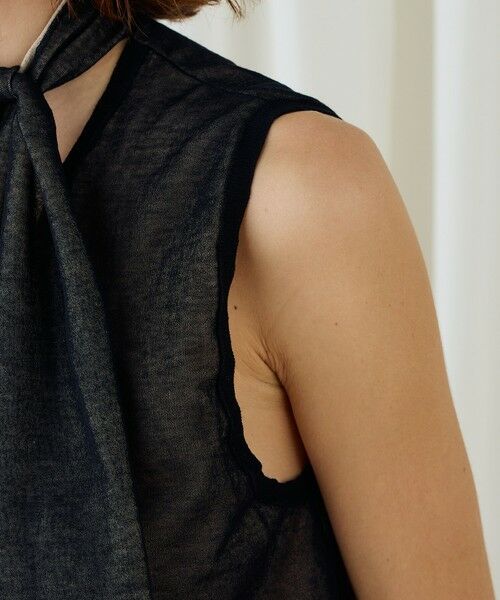 TOMORROWLAND / トゥモローランド ニット・セーター | ダブルレイヤードボウタイニット | 詳細6