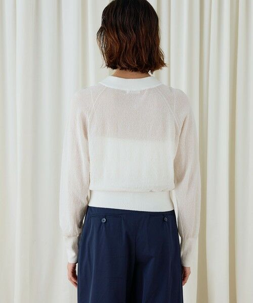 TOMORROWLAND / トゥモローランド カーディガン・ボレロ | コットンストレッチエアリーニット ジップアップブルゾン | 詳細4