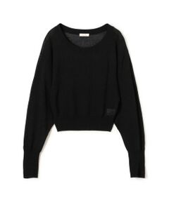 TOMORROWLAND / トゥモローランド ニット・セーター | コットンストレッチエアリーニット ラウンドネックプルオーバー