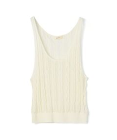TOMORROWLAND / トゥモローランド ニット・セーター | コットンストレッチ　エアリーニットタンクトップ