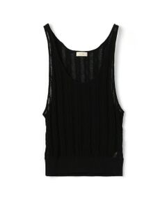 TOMORROWLAND / トゥモローランド ニット・セーター | コットンストレッチ　エアリーニットタンクトップ