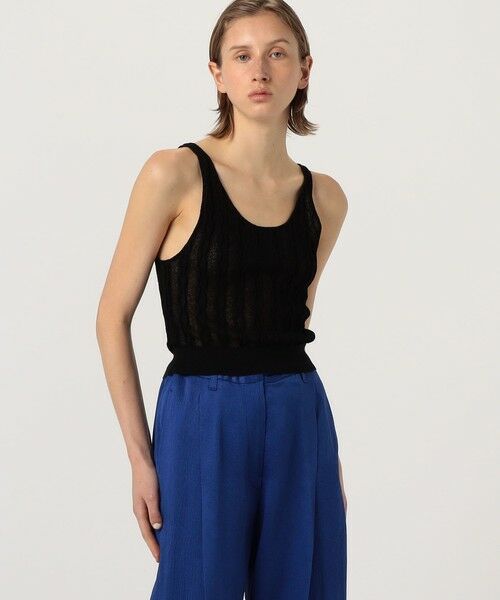 TOMORROWLAND / トゥモローランド ニット・セーター | コットンストレッチ　エアリーニットタンクトップ | 詳細12