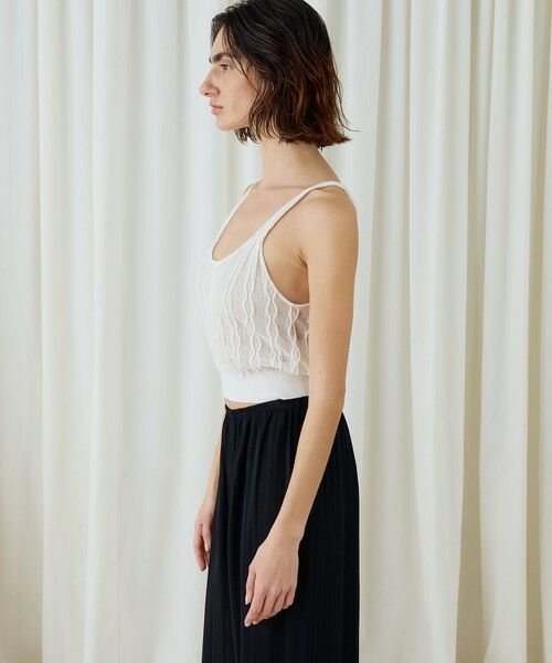 TOMORROWLAND / トゥモローランド ニット・セーター | コットンストレッチ　エアリーニットタンクトップ | 詳細3