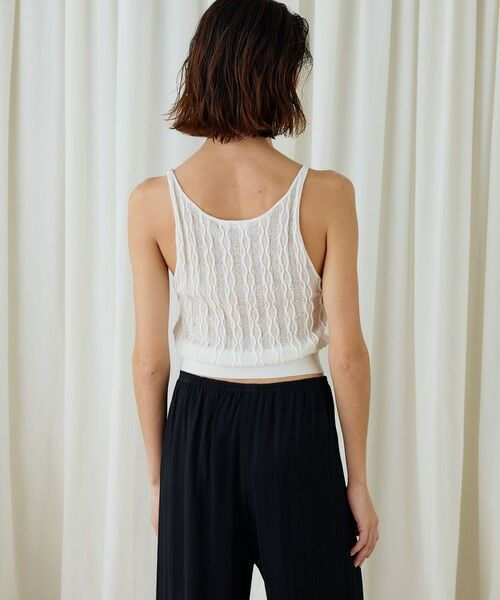 TOMORROWLAND / トゥモローランド ニット・セーター | コットンストレッチ　エアリーニットタンクトップ | 詳細4