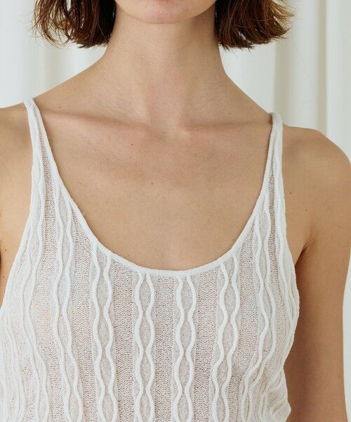 TOMORROWLAND / トゥモローランド ニット・セーター | コットンストレッチ　エアリーニットタンクトップ | 詳細5