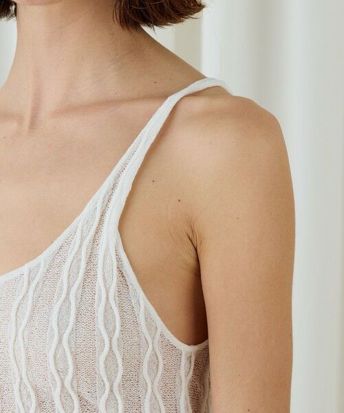 TOMORROWLAND / トゥモローランド ニット・セーター | コットンストレッチ　エアリーニットタンクトップ | 詳細6