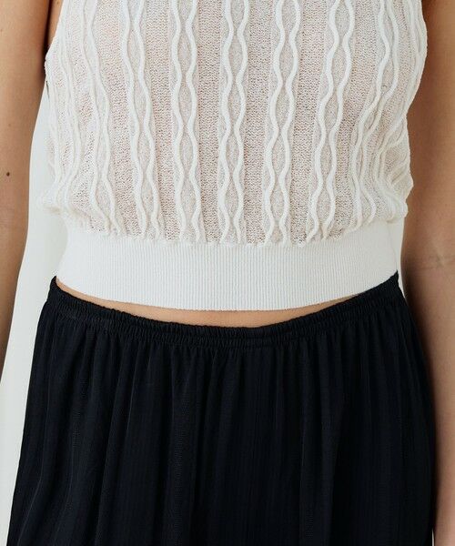 TOMORROWLAND / トゥモローランド ニット・セーター | コットンストレッチ　エアリーニットタンクトップ | 詳細7