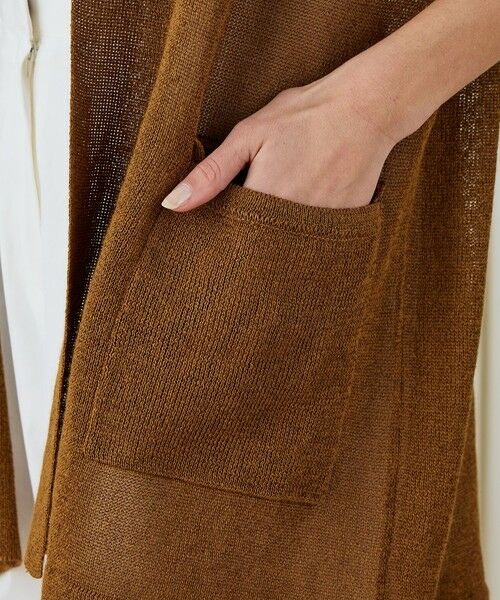 TOMORROWLAND / トゥモローランド カーディガン・ボレロ | コットンシルクペーパーツイスト ラペルカラーカーディガン | 詳細8