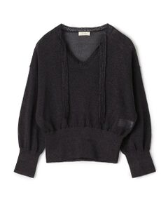 TOMORROWLAND / トゥモローランド ニット・セーター | コットンシルクペーパーツイスト Vネックプルオーバー