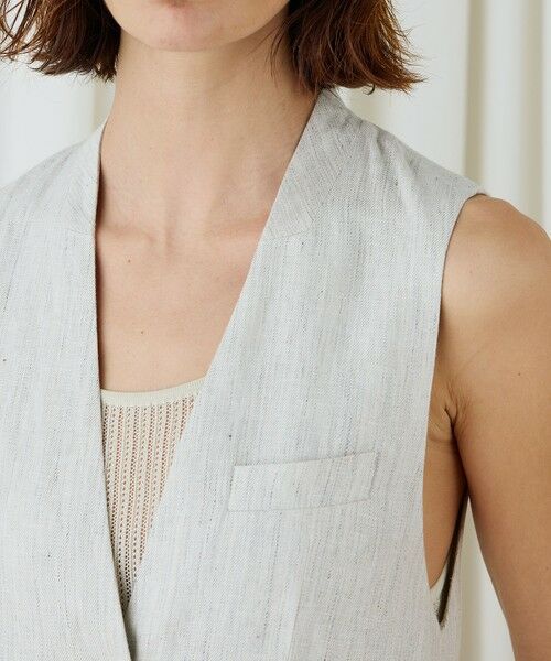 TOMORROWLAND / トゥモローランド サロペット・オールインワン | リネンツイル ジャンプスーツ | 詳細4