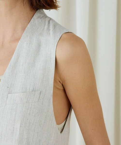 TOMORROWLAND / トゥモローランド サロペット・オールインワン | リネンツイル ジャンプスーツ | 詳細5