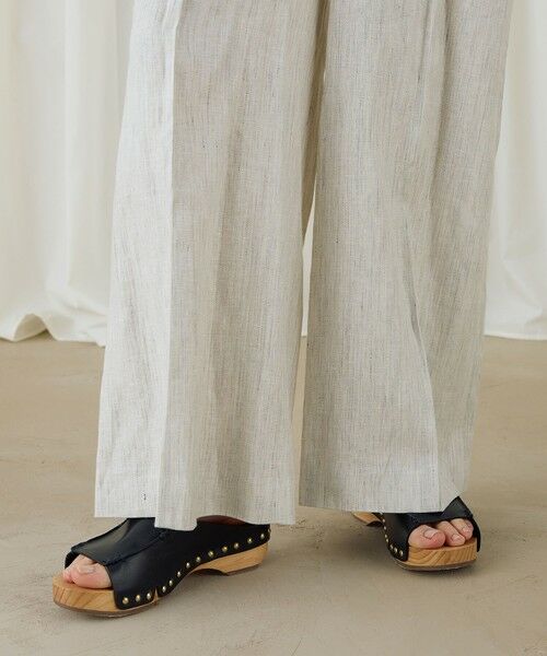 TOMORROWLAND / トゥモローランド サロペット・オールインワン | リネンツイル ジャンプスーツ | 詳細7