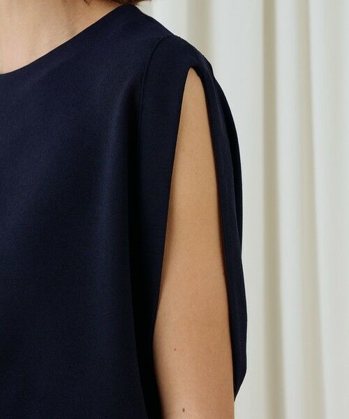 TOMORROWLAND / トゥモローランド サロペット・オールインワン | ジャージーライクジョーゼット オールインワン | 詳細5