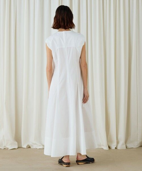 TOMORROWLAND / トゥモローランド ロング・マキシ丈ワンピース | コットンタイプライター フレアマキシワンピース | 詳細3