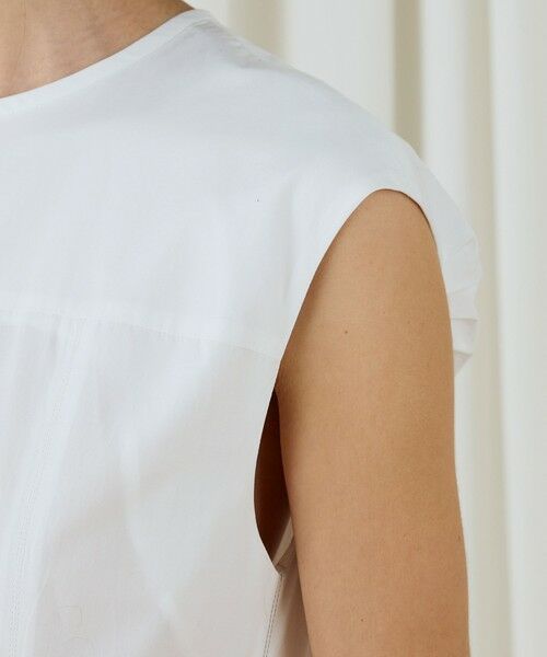 TOMORROWLAND / トゥモローランド ロング・マキシ丈ワンピース | コットンタイプライター フレアマキシワンピース | 詳細5