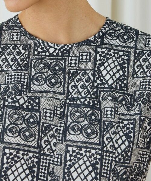 TOMORROWLAND / トゥモローランド ロング・マキシ丈ワンピース | パッチワークレースプリント フレアマキシワンピース | 詳細4