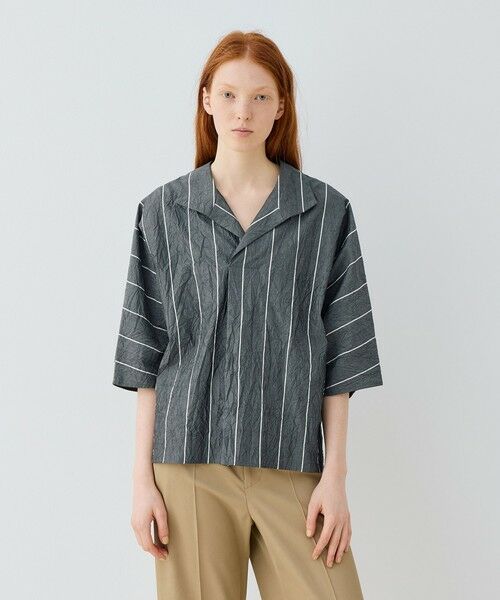 TOMORROWLAND / トゥモローランド シャツ・ブラウス | ワッシャーブロード ワイドシャツ | 詳細2