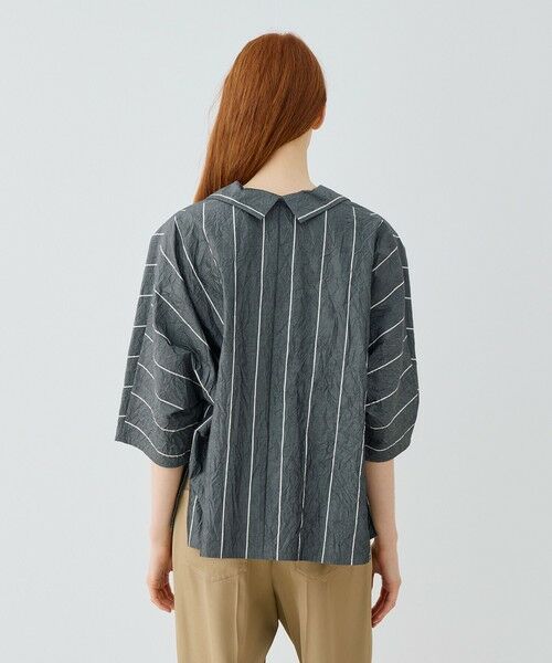 TOMORROWLAND / トゥモローランド シャツ・ブラウス | ワッシャーブロード ワイドシャツ | 詳細4