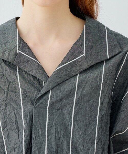 TOMORROWLAND / トゥモローランド シャツ・ブラウス | ワッシャーブロード ワイドシャツ | 詳細5