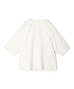 TOMORROWLAND / トゥモローランド シャツ・ブラウス | コットンツイル クルーネックドルマン プルオーバーシャツ