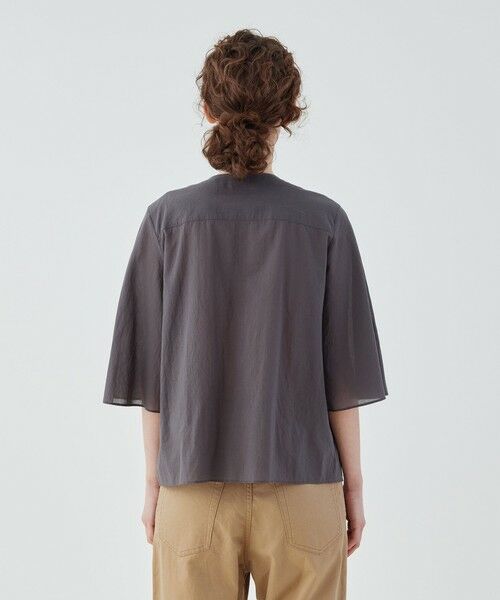 TOMORROWLAND / トゥモローランド シャツ・ブラウス | インドコットン フリルシャツ | 詳細4