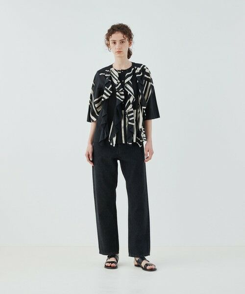 TOMORROWLAND / トゥモローランド シャツ・ブラウス | ランドレイヤープリント フリルシャツ | 詳細1