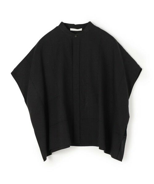トゥモローランドGALERIEVIEフレンチリネン スタンドカラーシャツ GALERIE VIE ブラウス シャツ フレンチリネン スタンドカラー