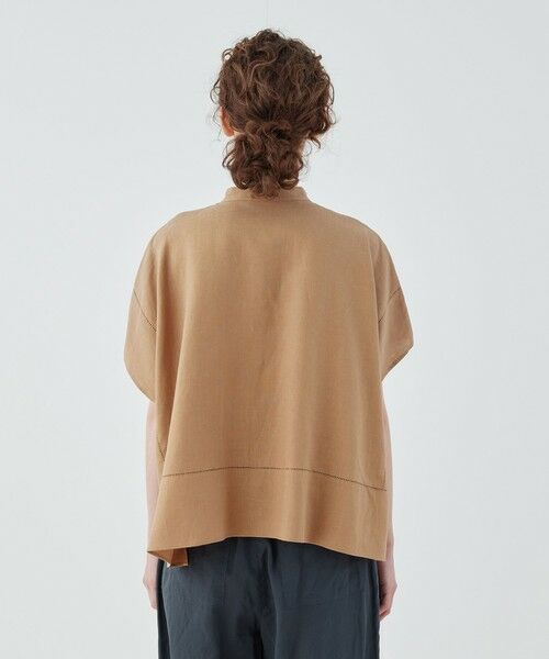 TOMORROWLAND / トゥモローランド シャツ・ブラウス | フレンチリネン スタンドカラーシャツ | 詳細4