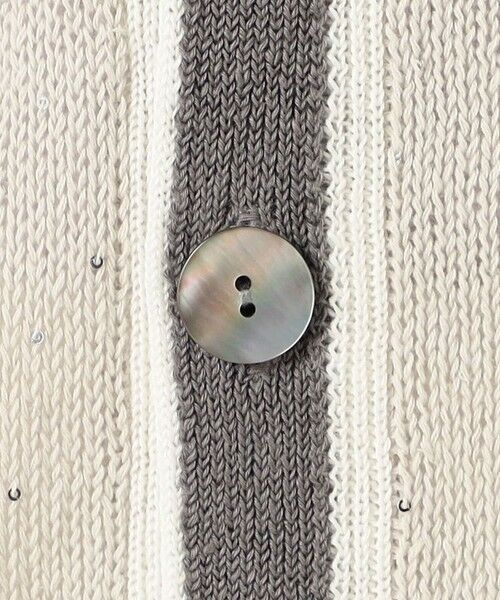 TOMORROWLAND / トゥモローランド カーディガン・ボレロ | リネンコットンスパンコール Vネックカーディガン | 詳細10