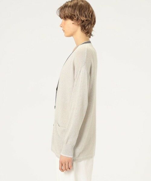 TOMORROWLAND / トゥモローランド カーディガン・ボレロ | リネンコットンスパンコール Vネックカーディガン | 詳細3