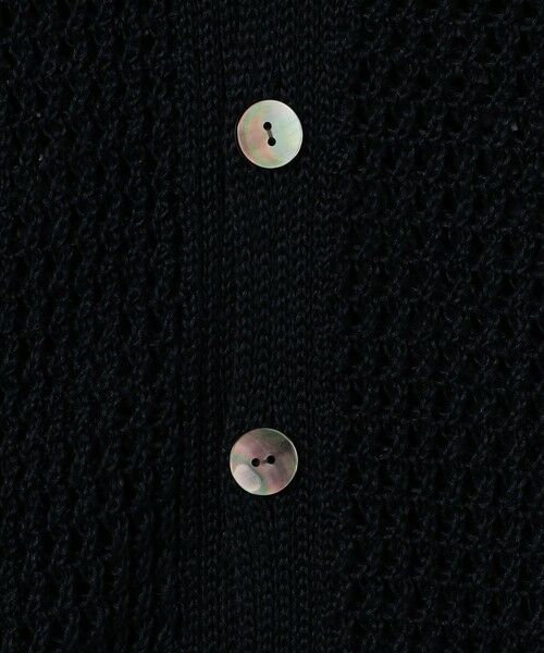 TOMORROWLAND / トゥモローランド カーディガン・ボレロ | オープンワークリネン Vネックカーディガン | 詳細9