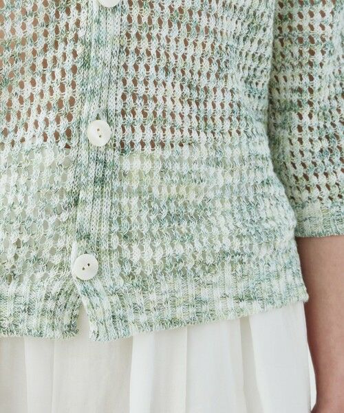 TOMORROWLAND / トゥモローランド カーディガン・ボレロ | カスリリネン Vネックカーディガン | 詳細7