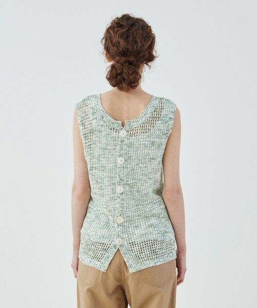 TOMORROWLAND / トゥモローランド ニット・セーター | カスリリネン ノースリーブプルオーバー | 詳細4