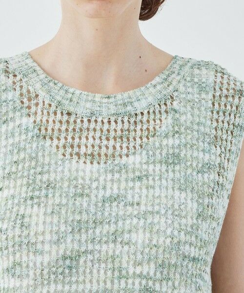 TOMORROWLAND / トゥモローランド ニット・セーター | カスリリネン ノースリーブプルオーバー | 詳細5